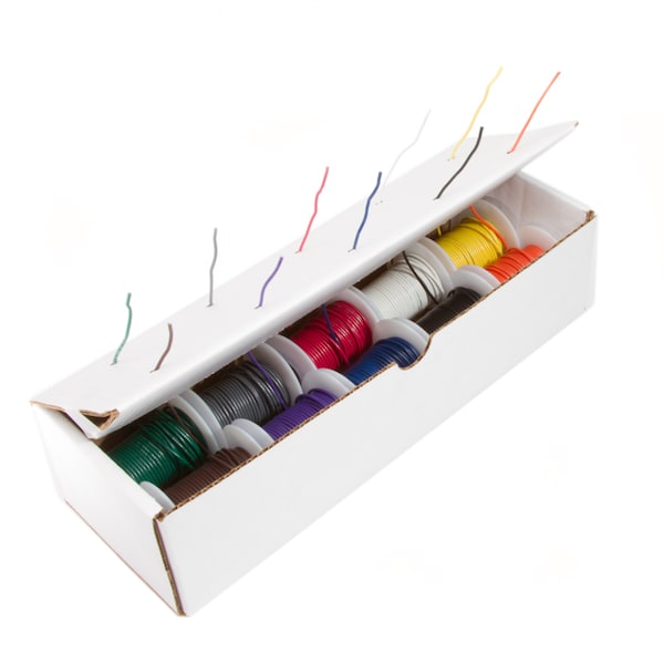 Remington Industries Hookup Wire, CSA TEW (UL 1015), 18 AWG - 18UL1015STRKIT10COLOR