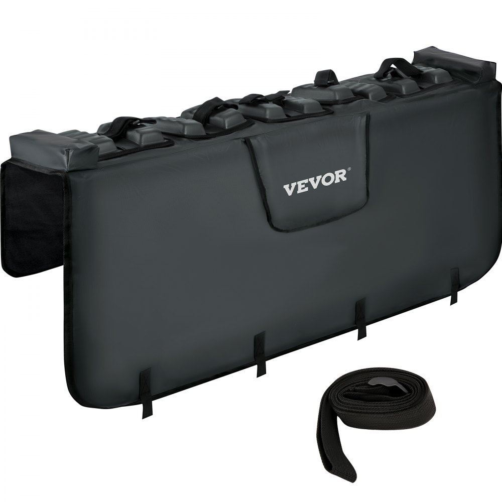 VEVOR Tailgate Pad for Bikes, Tailgate Protection Cover Carries UP to 5 Mountain Bikes, 54" Bike Pickup Pad for Pickup Truck, Upgraded - WMGJBYC54PVC53HJHV0
