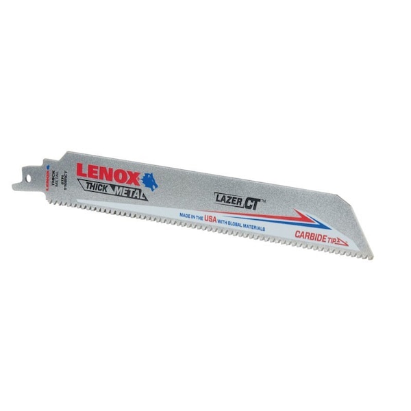 Irwin Lenox Lazer CT 9 in. Carbide Tipped Reciprocating Saw Blade 8 TPI 1 pc - 2014224