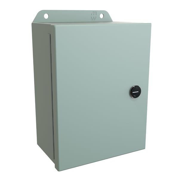 Hammond Steel Electrical Enclosures, 8 in H, 3-1/2 in D, 6 in W, NEMA 4, Hinged - EJ863