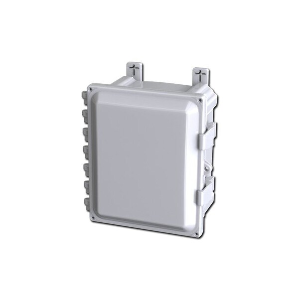 Saginaw Control & Engineering Polycarbonate Electrical Enclosures, 11.41 in H, 6.36 in D, 10.68 in W, NEMA 3R, 4, 4X, 12, 13 - SCE-1008PC