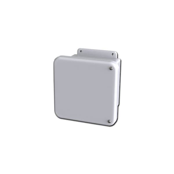 Saginaw Control & Engineering Fiberglass Reinforced Polyester Electrical Enclosures, 7.53 in H, 4-3/4 in D, 7.53 in W, Hinged - SCE-606FG