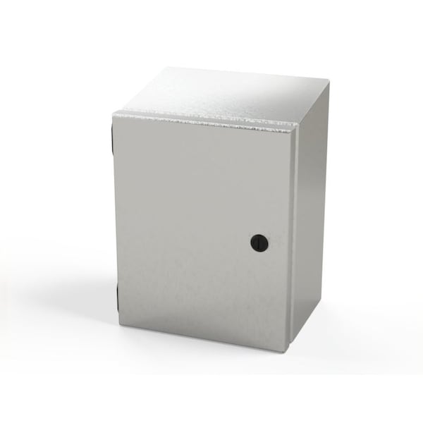 Saginaw Control & Engineering Stainless Steel Electrical Enclosures, 10 in H, 6 in D, 8 in W, NEMA 3R, 4, 4X, 12, 13, Hinged - SCE-10086ELJSSST