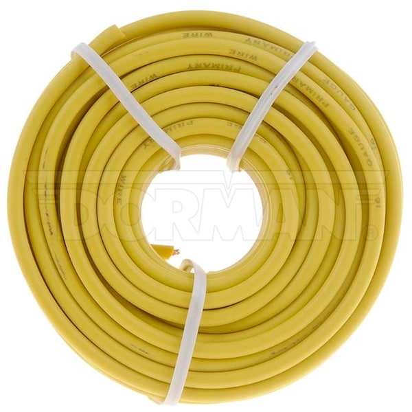 Motormite 16 Gauge Yellow Primary Wire- Card, 85730 - 85730