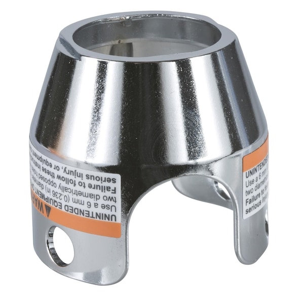 Cerrojo para protección con candado para cabeza de seta de 40mm de Schneider Electric, Harmony XB4, metal, cromado - ZBZ1600