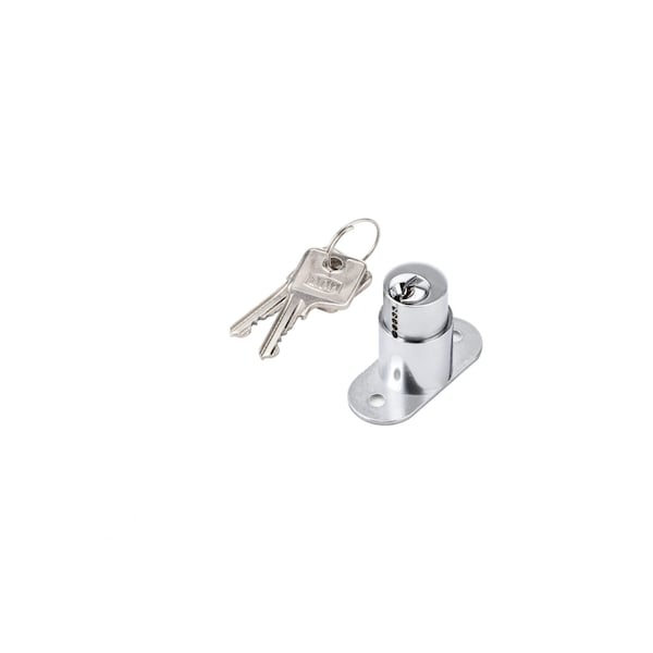 Richelieu 78 en 22 mm Cerradura de botón pulsador para un grosor máximo de panel de 78 en 22 mm Cromo - 369470140