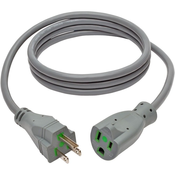 Tripp Lite Hospital Medical Power Extension Cord 5-15P 5-15R 13A Gray 6FT - P022-006-GY-HG