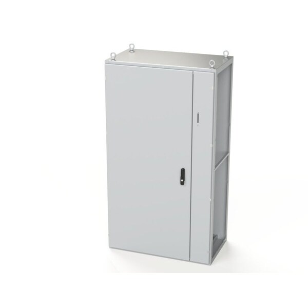 Saginaw Control & Engineering Carbon Steel Electrical Enclosures, 70.87 in H, 22 in D, 39.37 in W, NEMA 3R, 12, 13, Hinged - SCE-SD181006LG
