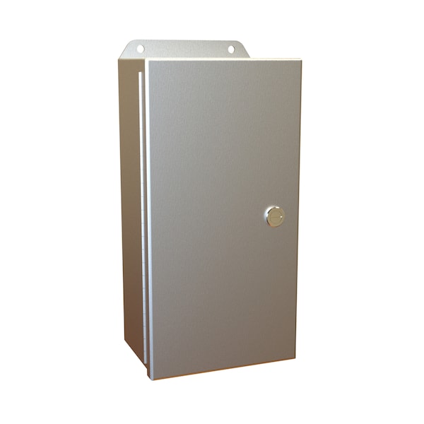 Hammond Aluminum Electrical Enclosures, 12 in H, 4 in D, 6 in W, NEMA 4X, Hinged - EJ1264AL