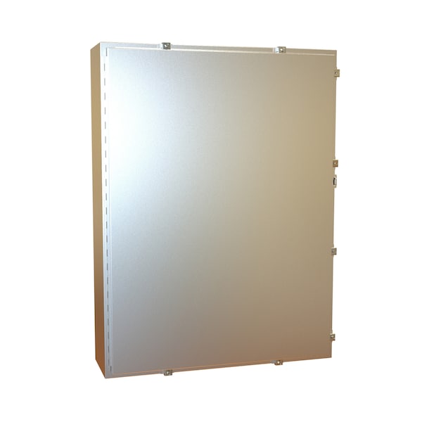 Hammond 304 Stainless Steel Electrical Enclosures, 48 in H, 10 in D, 36 in W, NEMA 4X, Hinged - 1418N4SSS10
