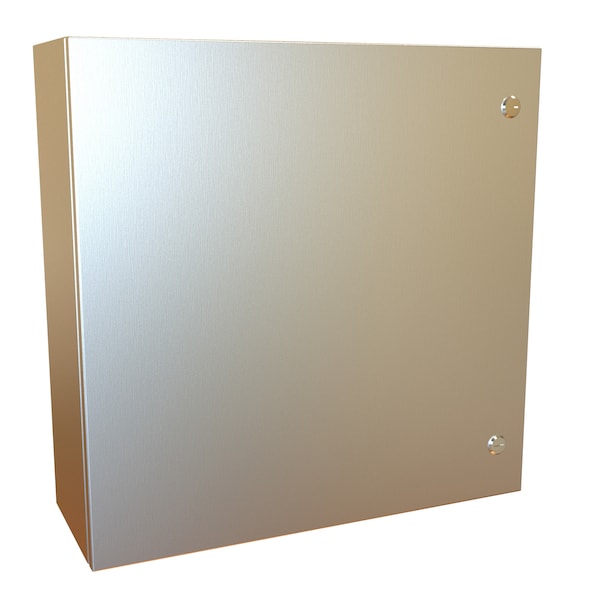 Hammond 316 Stainless Steel Electrical Enclosures, 24 in H, 8 in D, 24 in W, NEMA 4X, Hinged - EN4SD24248S16