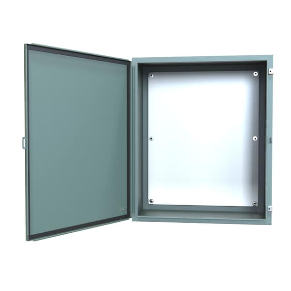 Hammond Steel Electrical Enclosures, 36 in H, 16 in D, 30 in W, NEMA 12, Hinged - 1418M16