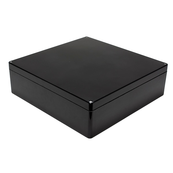 Hammond Glass Reinforced Polyester Electrical Enclosures, 15.94 in H, 4.72 in D, 15-3/4 in W, Screw On - 1590ZGRP253BK