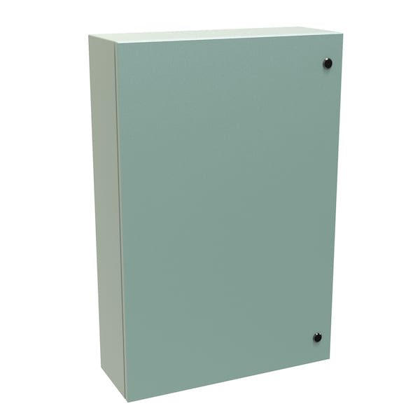 Hammond Steel Electrical Enclosures, 36 in H, 8 in D, 24 in W, NEMA 4, Hinged - EN4SD36248GY