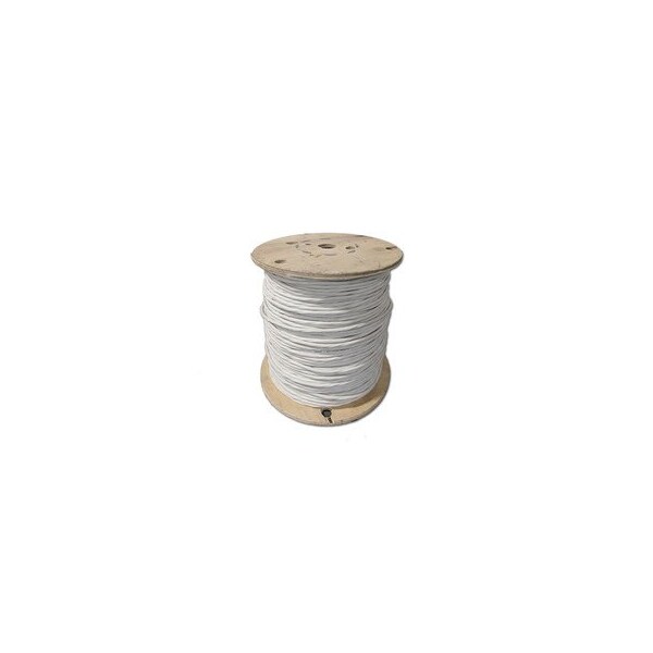 Swe-Tech 3C Shielded Plenum Security Cable, White, 18/4 18 AWG 4 Conductor, Stranded, CMP, Spool, 1000 foot - FWT11K5-54912MH