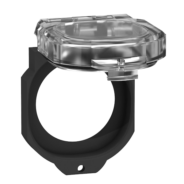 Cubierta protectora rígida de Schneider Electric, Harmony XB5, de plástico transparente, para puertos RJ45 y USB - ZBSP2