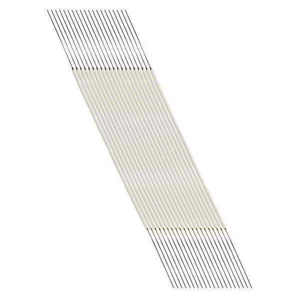 Alambre precortado para envolver cables, 30 AWG, blanco, Kynar(R), 4 pulgadas - 30-W-50-020