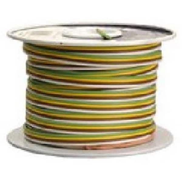 Southwire Coleman Cable 51564-03-18 100 ft. 4 Conductor Trailer Light Hook Up Wire - 130863