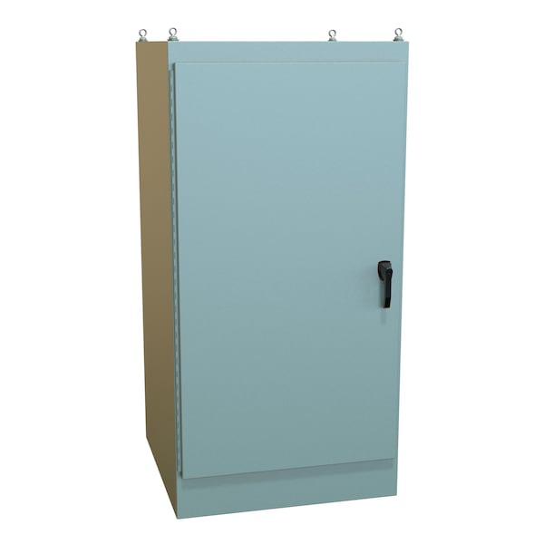 Hammond Steel Electrical Enclosures, 72.06 in H, 36.06 in D, 36.06 in W, NEMA 12, Hinged - 1418YD36