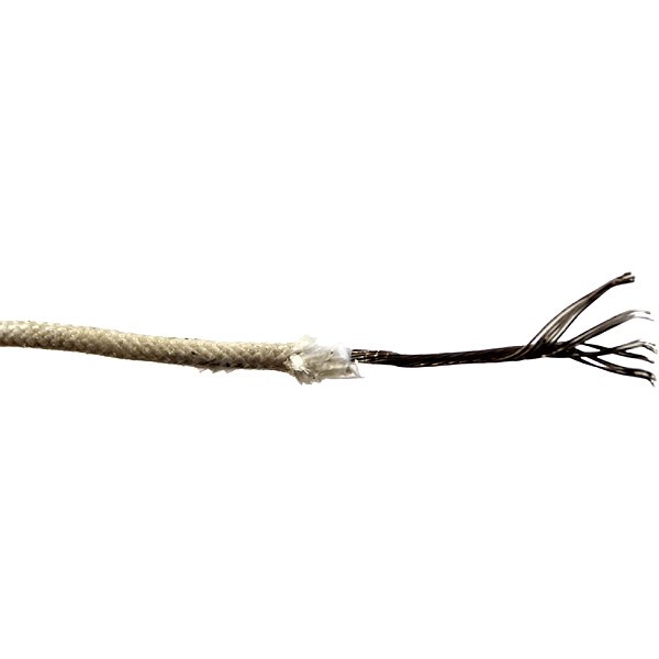 Zoro Select High Temp and High-Voltage Wire, TGGT, 14 AWG, Tan, 50 ft - 827D73