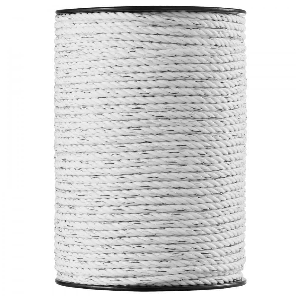 VEVOR 656Ft 200M Electric Fence Wire Fencing Polywire Horse Cattle Livestock - WLDXJSKJSK65OSTD6Y3