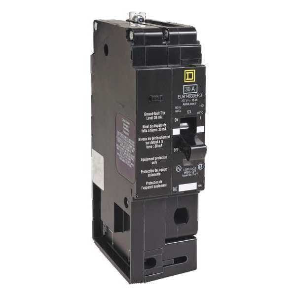 Square D Miniature Circuit Breaker, EDB Series, 20A, 1 Pole, 277V AC, 25kA at 120V AC - EDB14020EPD
