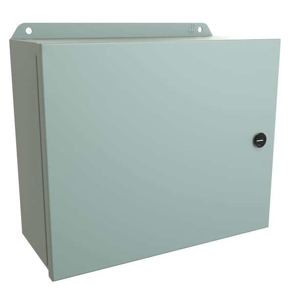 Hammond Steel Electrical Enclosures, 10 in H, 5 in D, 12 in W, NEMA 4, Hinged - EJ10125