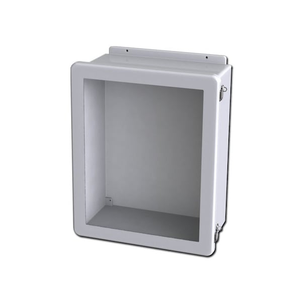 Saginaw Control & Engineering Fiberglass Reinforced Polyester Electrical Enclosures, 21.68 in H, 8.81 in D, 17.68 in W, Hinged - SCE-2016FW