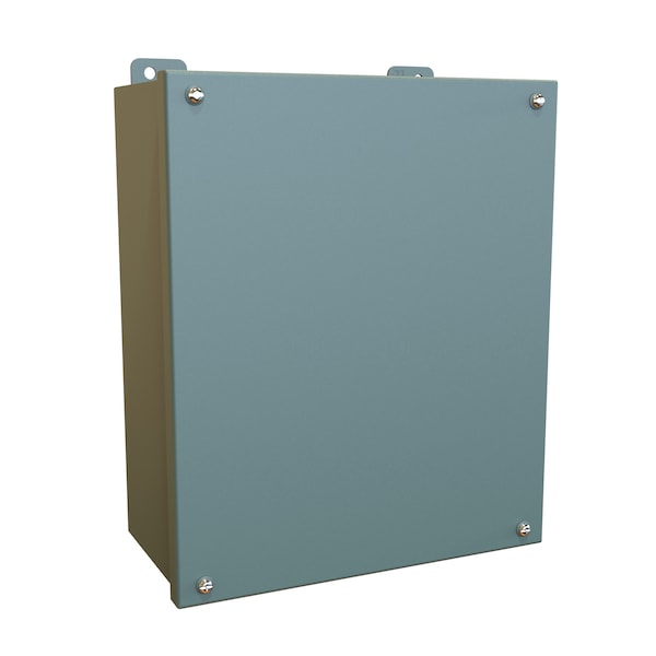 Hammond Steel Electrical Enclosures, 12 in H, 5 in D, 10 in W, NEMA 12, Screw On - 1414SCK