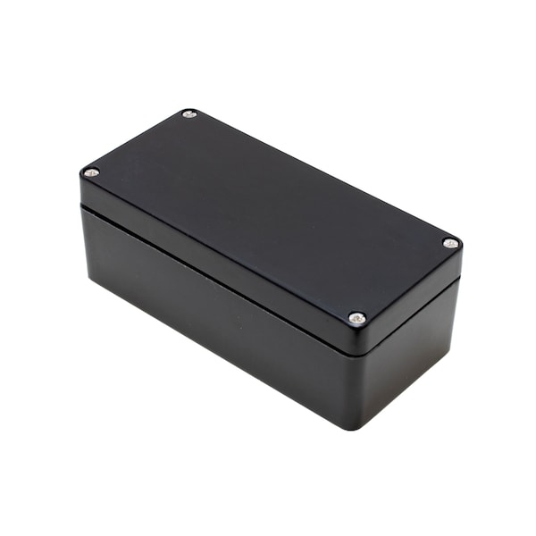 Hammond Glass Reinforced Polyester Electrical Enclosures, 6.3 in H, 2.17 in D, 2.94 in W, Screw On - 1590ZGRP083BK