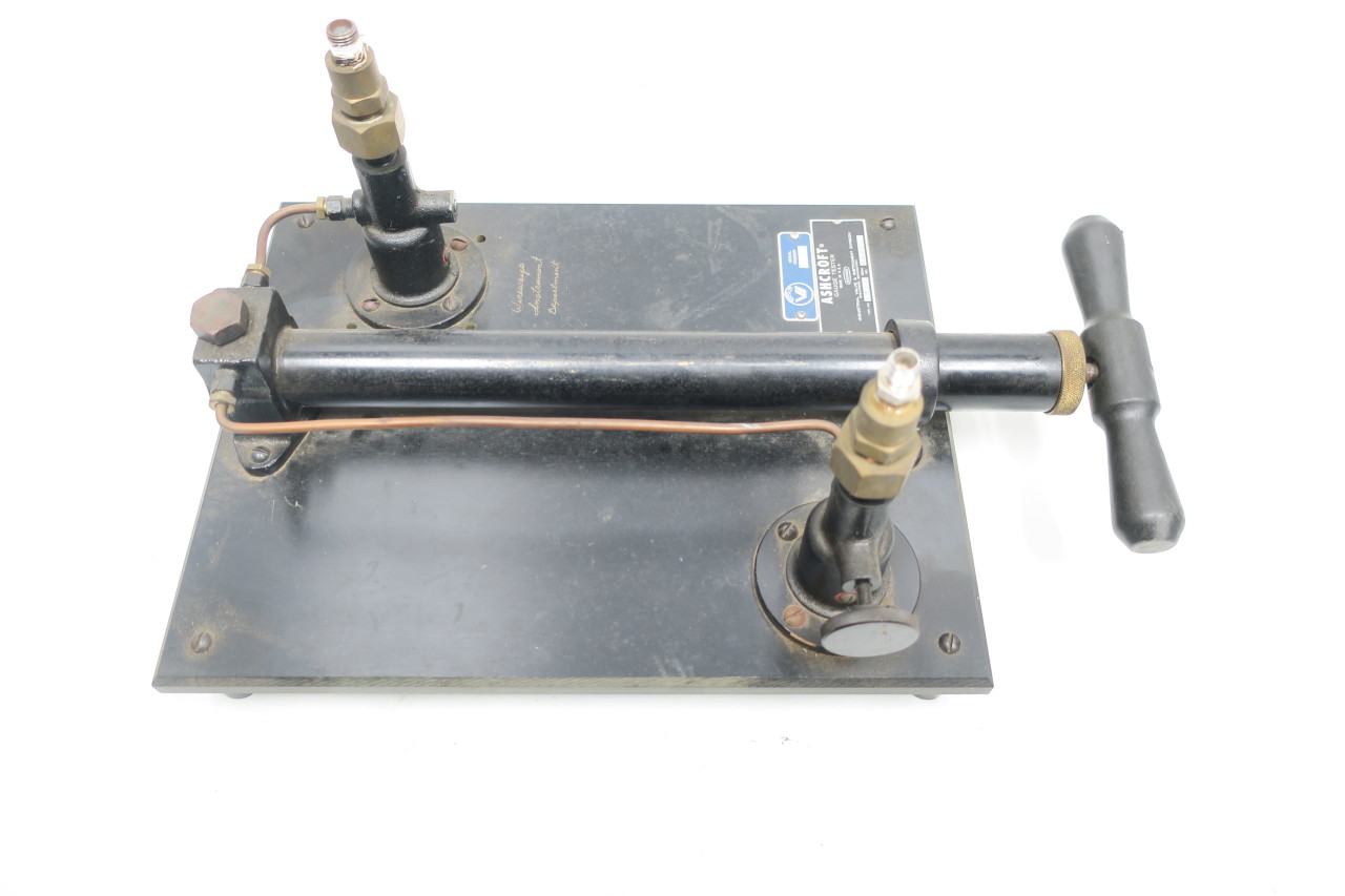 ASHCROFT 1333 GAUGE TESTER ASSEMBLY TEST EQUIPMENT