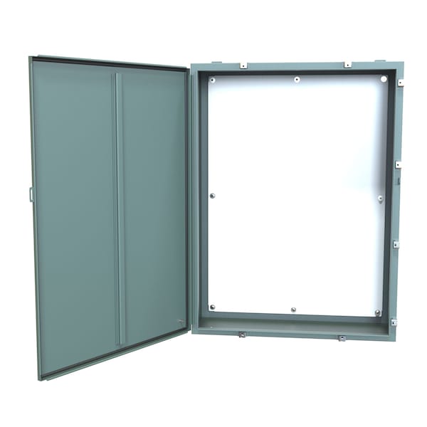 Hammond Steel Electrical Enclosures, 48 in H, 12 in D, 36 in W, NEMA 4, Hinged - 1418N4S12