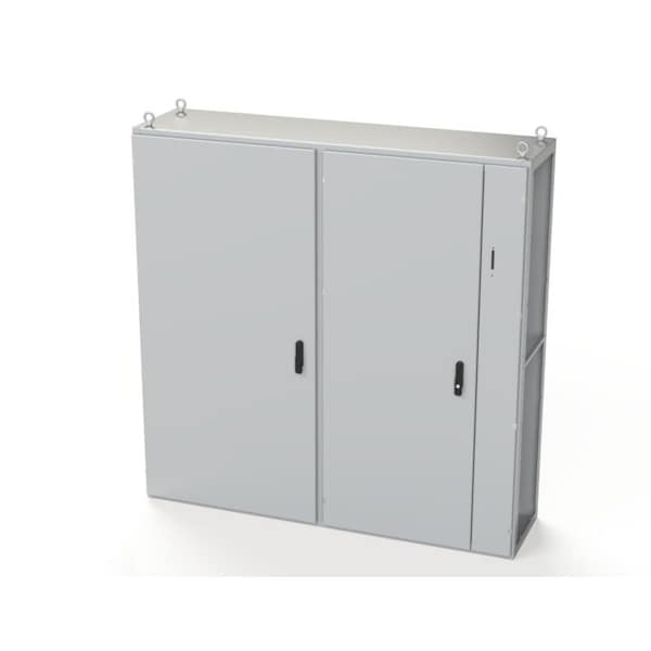 Saginaw Control & Engineering Carbon Steel Electrical Enclosures, 70.87 in H, 18 in D, 70.87 in W, NEMA 3R, 12, 13, Hinged - SCE-TD181805LG