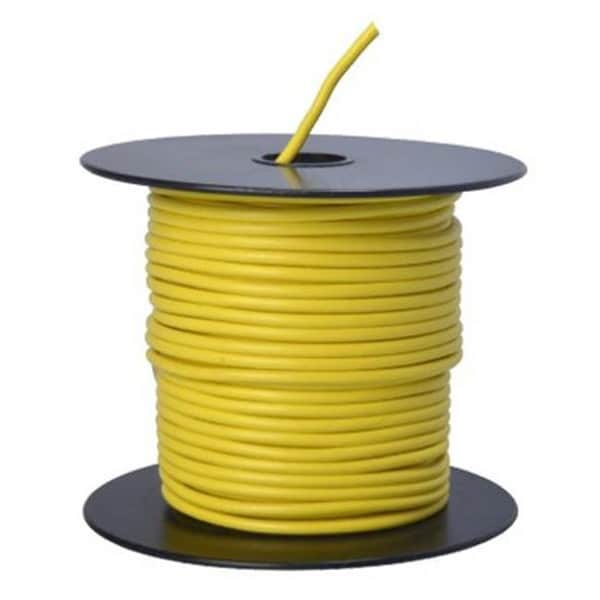 Southwire Coleman Cable 55670823 100 ft. 14 Gauge Primary Wire - Yellow - 146995