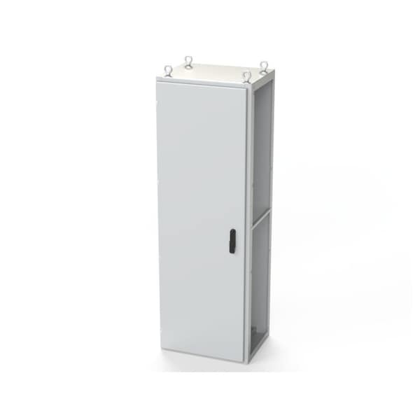 Saginaw Control & Engineering Carbon Steel Electrical Enclosures, 70.87 in H, 18 in D, 23.62 in W, NEMA 3R, 12, 13, Hinged - SCE-S180605LG
