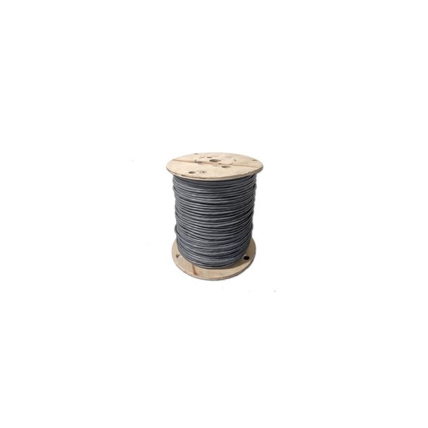 Swe-Tech 3C Shielded Security/Alarm Wire, Gray, 18/4 18AWG 4 Conductor, Stranded, CM / Inwall rated, Spool, 1000ft - FWT10K5-54212MH