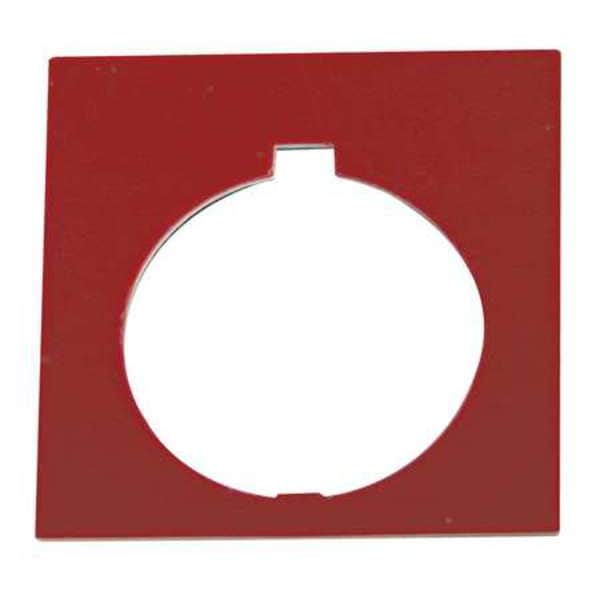 Placa de leyenda en blanco de Eaton, blanco/rojo o negro - HT8SP77