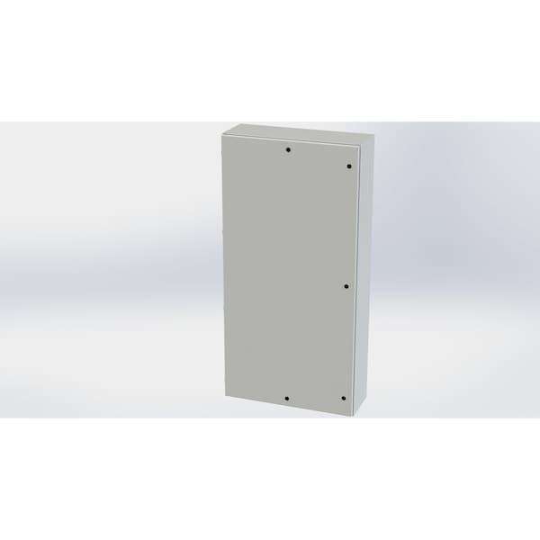 Saginaw Control & Engineering Carbon Steel Electrical Enclosures, 72 in H, 12 in D, 36 in W, NEMA 3R, 4, 12, 13, Hinged - SCE-72EL3612LPLG