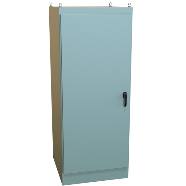 Hammond Steel Electrical Enclosures, 90.06 in H, 36.06 in D, 36.06 in W, NEMA 12, Hinged - 1418YYD36