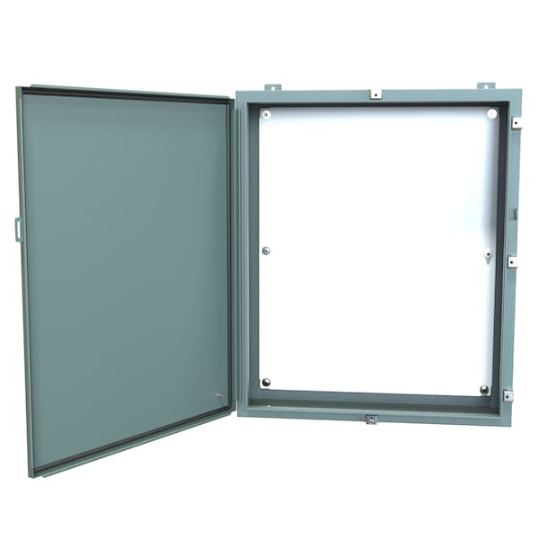 Hammond Steel Electrical Enclosures, 36 in H, 8 in D, 30 in W, NEMA 4, Hinged - 1418N4M8