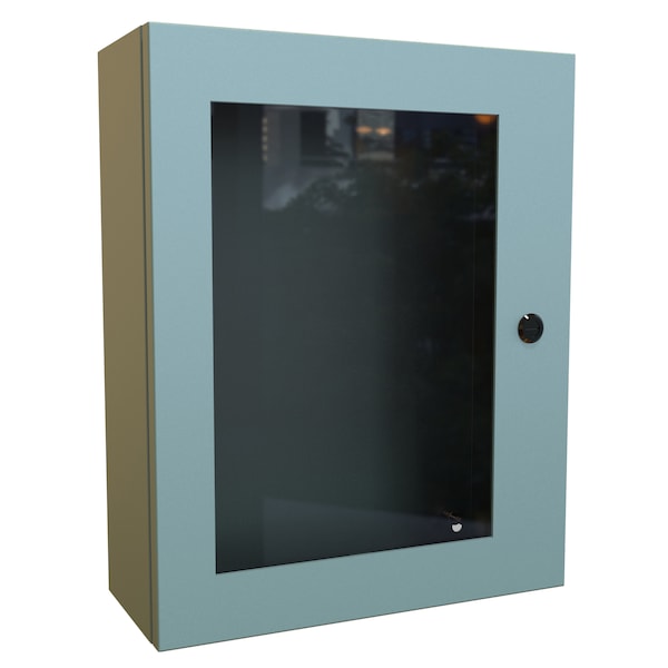 Hammond Steel Electrical Enclosures, 20 in H, 6 in D, 16 in W, NEMA 4, Hinged - EN4SD20166WGY