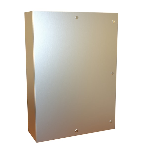 Hammond 304 Stainless Steel Electrical Enclosures, 42 in H, 10 in D, 30 in W, NEMA 4X, Hinged - EN4SD423010SSR