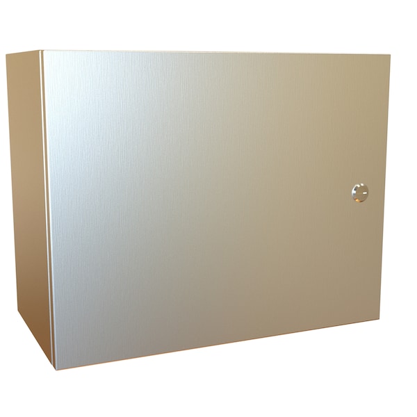 Hammond 316 Stainless Steel Electrical Enclosures, 16 in H, 10 in D, 20 in W, NEMA 4X, Hinged - EN4SD162010S16