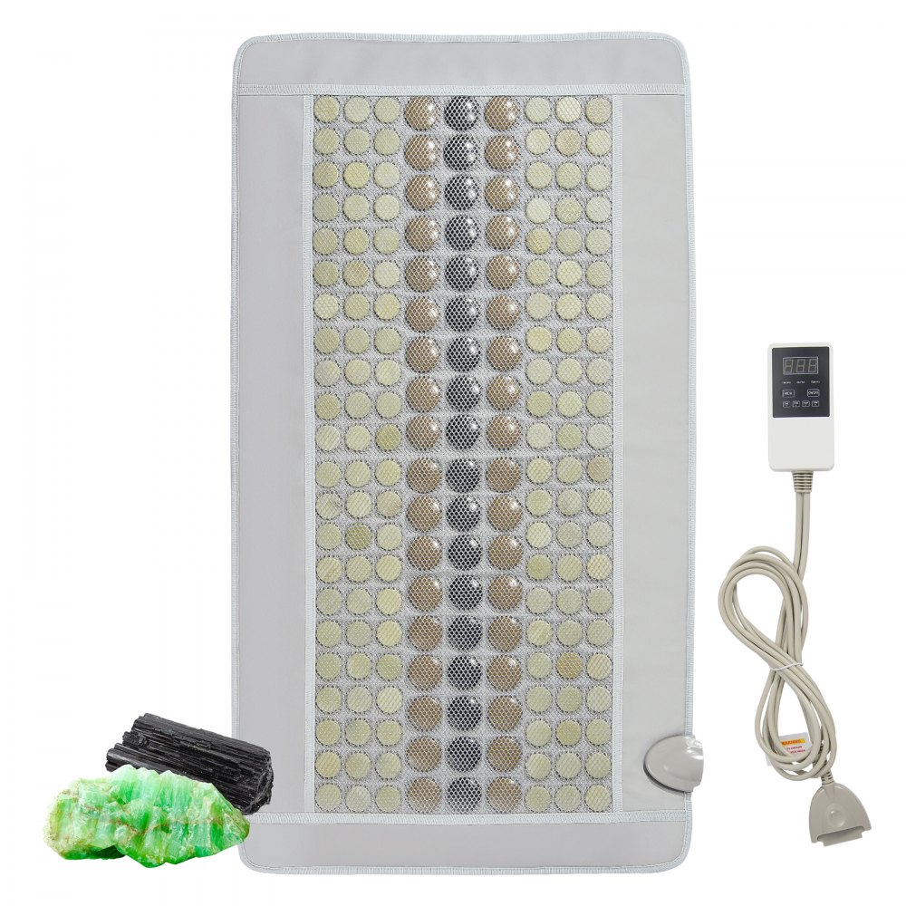 VEVOR Far Infrared Heating Pad 132 Natural Jade 54 Tourmaline Stone Heating Pad - ZXKYSJRDZXKY35W0GV1