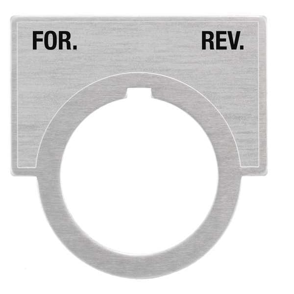 Placa de leyenda Siemens, Para-Reversa, Aluminio Cepillado - 52NL31
