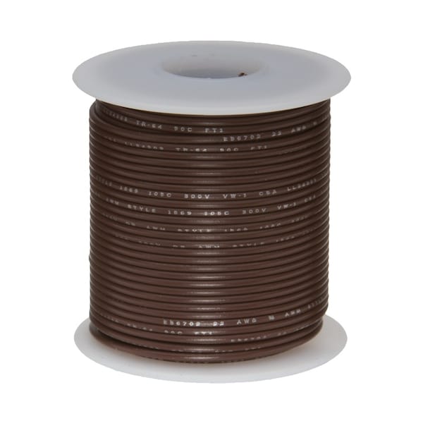 Remington Industries Hookup Wire, CSA TR-64 (UL 1007, 1569), 16 AWG - 16UL1007STRBRO25