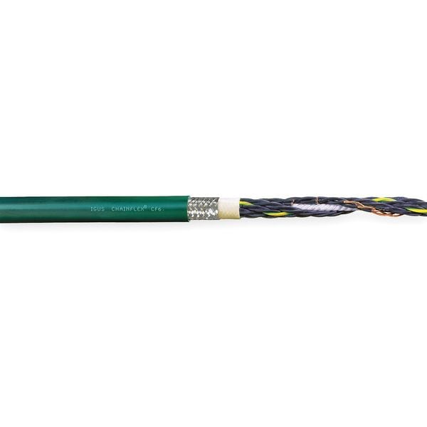 Chainflex 18 AWG 7 Conductor Continuous Flex Control Cable 600V GN - CF6-07-07