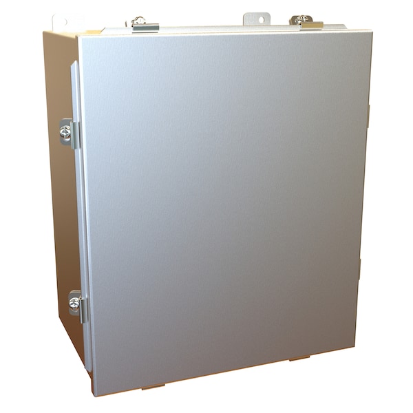 Hammond Aluminum Electrical Enclosures, 14 in H, 8 in D, 12 in W, NEMA 4X, Lift Off - 1414N4ALM8