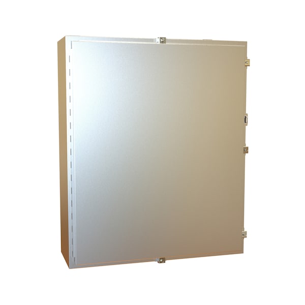Hammond 304 Stainless Steel Electrical Enclosures, 36 in H, 10 in D, 30 in W, NEMA 4X, Hinged - 1418N4SSM10