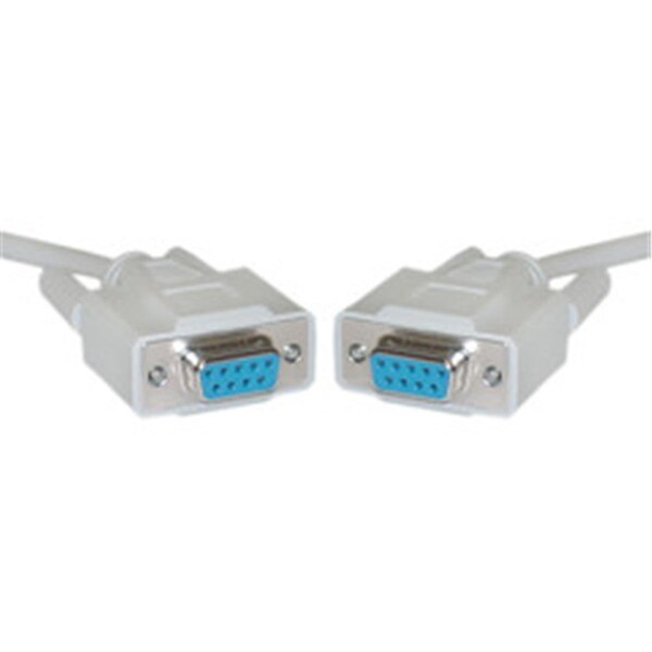 Cable Wholesale CableWholesale 10D1-20425 Null Modem Cable  DB9 Female  UL rated  8 Conductor  25 foot - 10D1-20425
